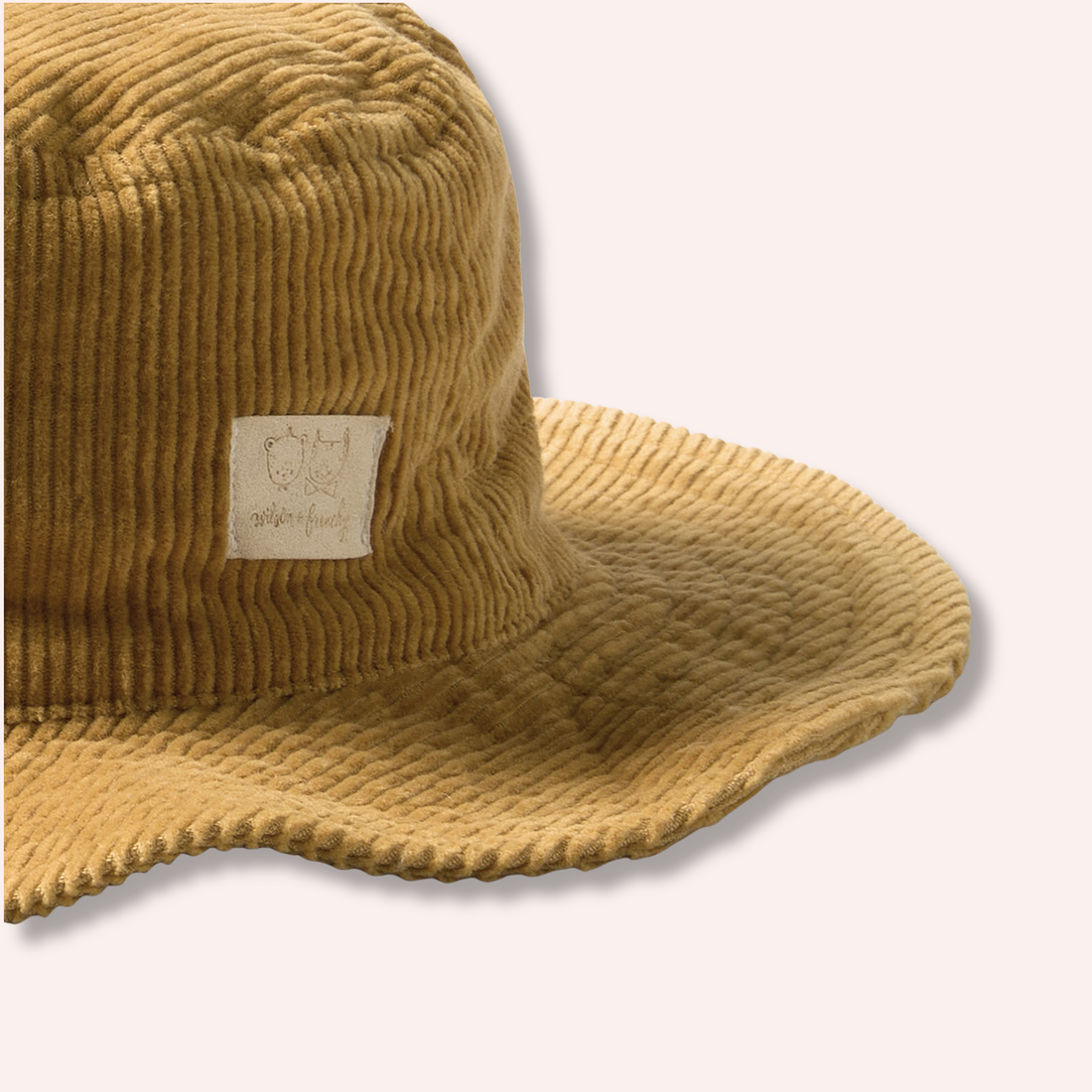 Organic Cord Sun Hat - Amber Glow