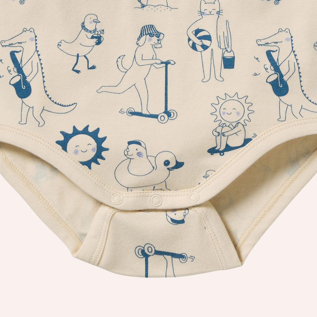 Organic Henley Bodysuit - Tout est Magique