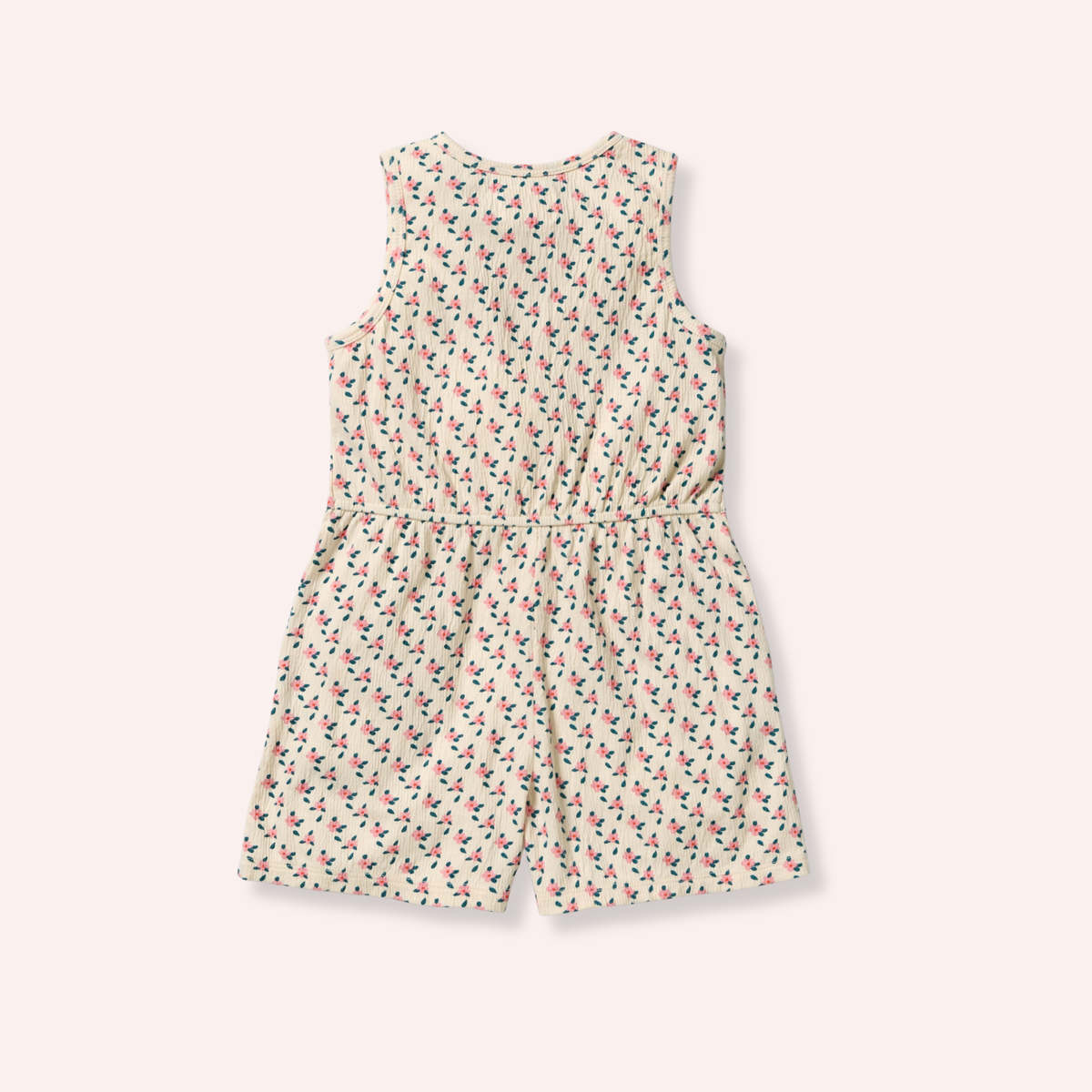 Organic Crinkle Playsuit - Little Blossom