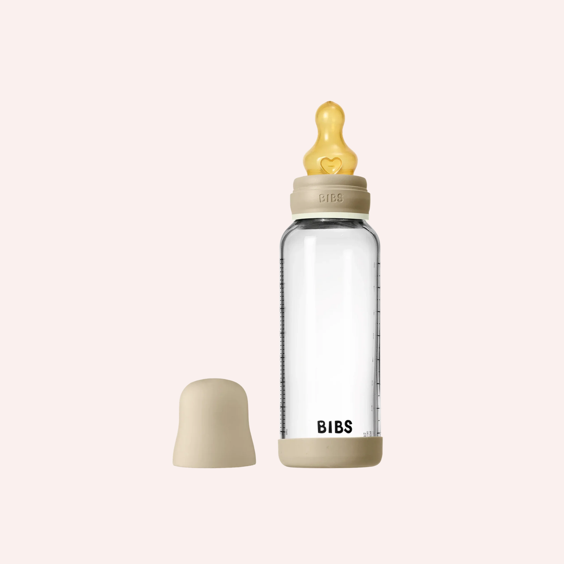 Baby Glass Bottle Complete Set 240ml - Glow Vanilla