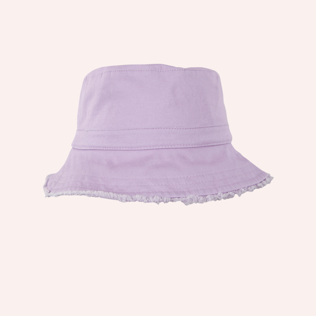 Frayed Bucket Hat - Lavender