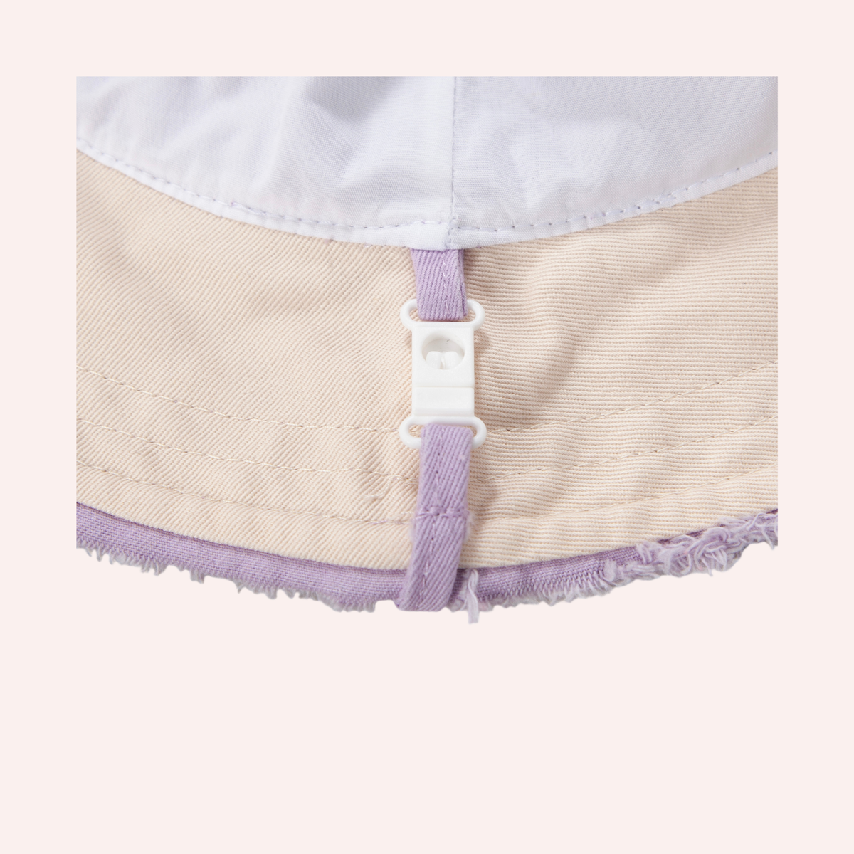 Frayed Bucket Hat - Lavender