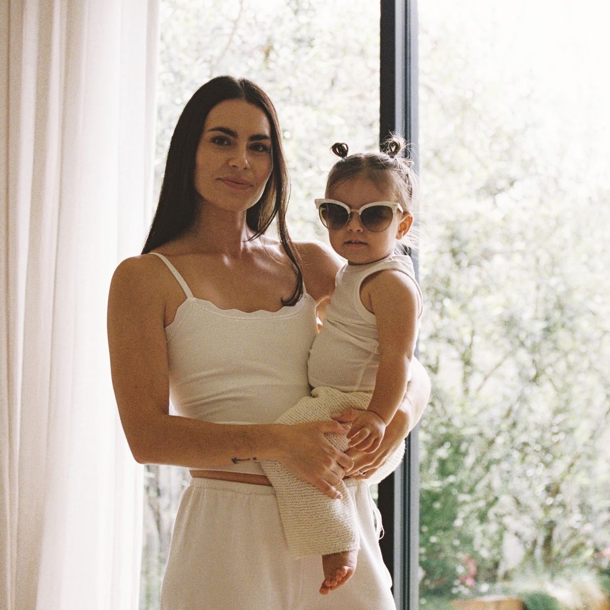 Leakproof Scallop Cami - White