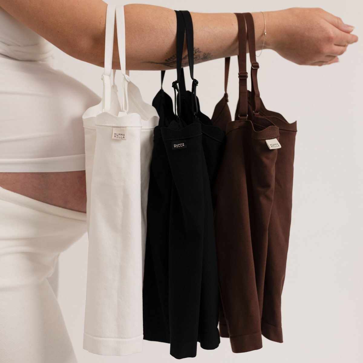Leakproof Scallop Cami - White