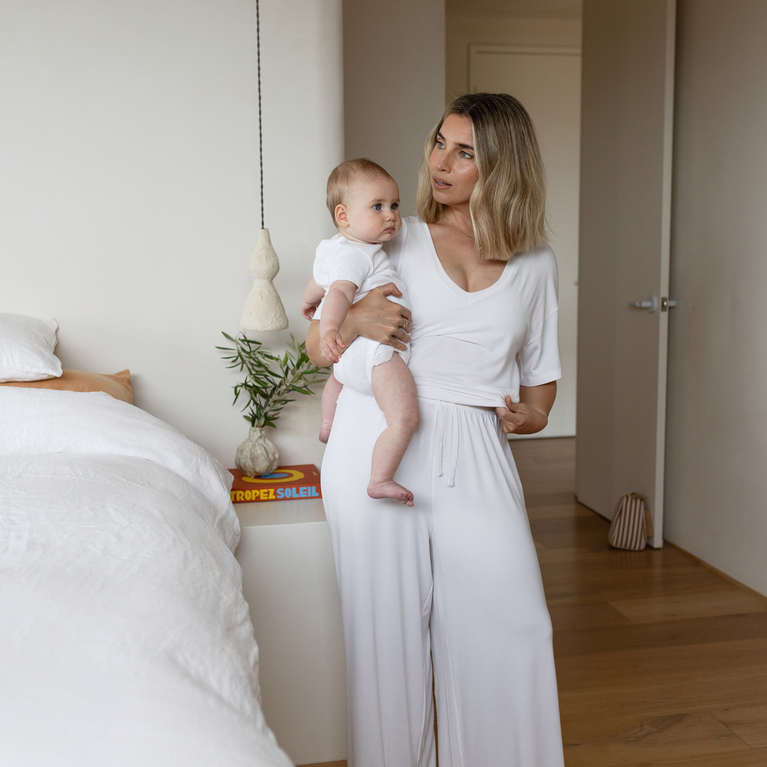 Leakproof Pyjama Pants - White