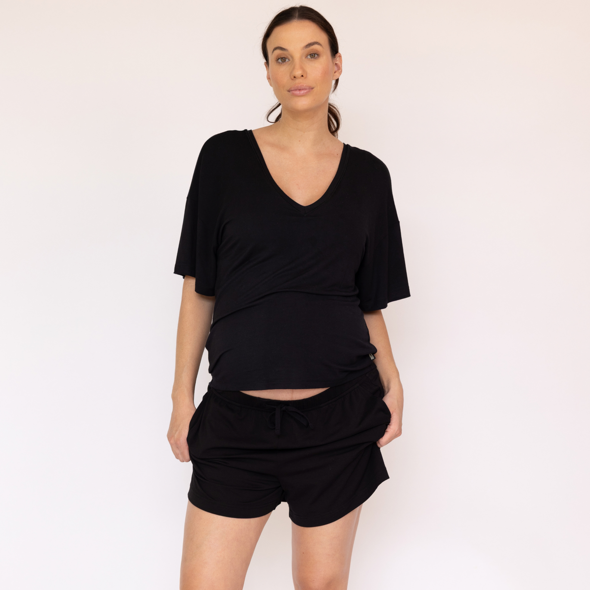 Leakproof Pyjama Shorts - Black