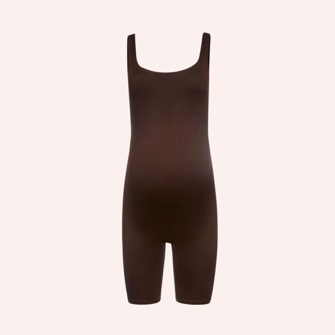 The Cindy Maternity Romper - Chocolate