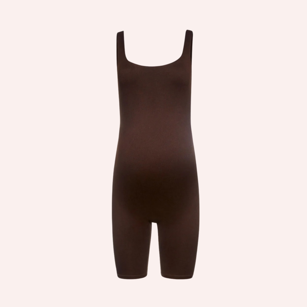 The Cindy Maternity Romper - Chocolate