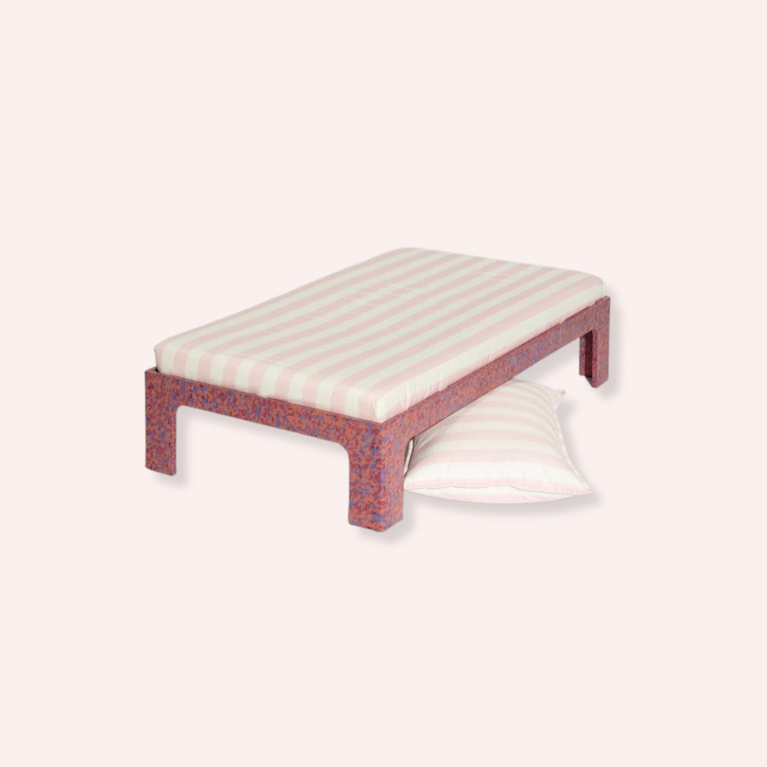 Waterproof Fitted Sheet - Cotton Candy Stripe