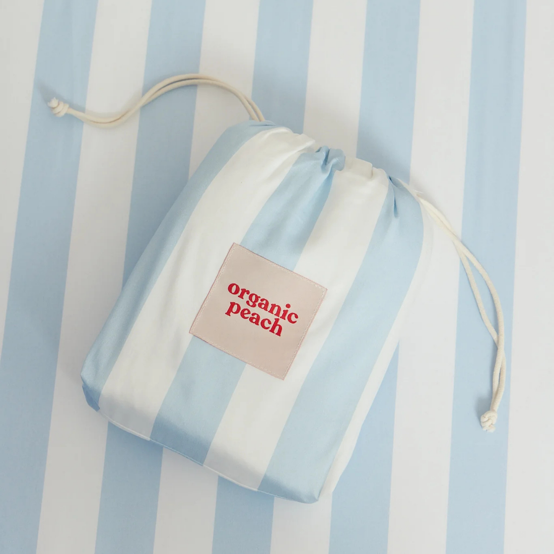 Waterproof Fitted Sheet - Surf Stripe