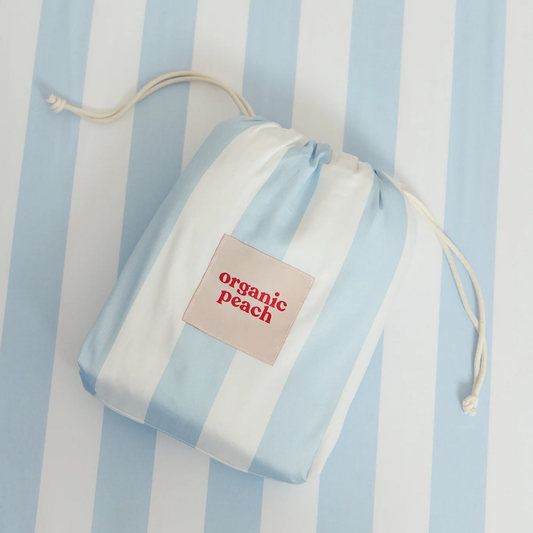 Waterproof Fitted Sheet - Surf Stripe