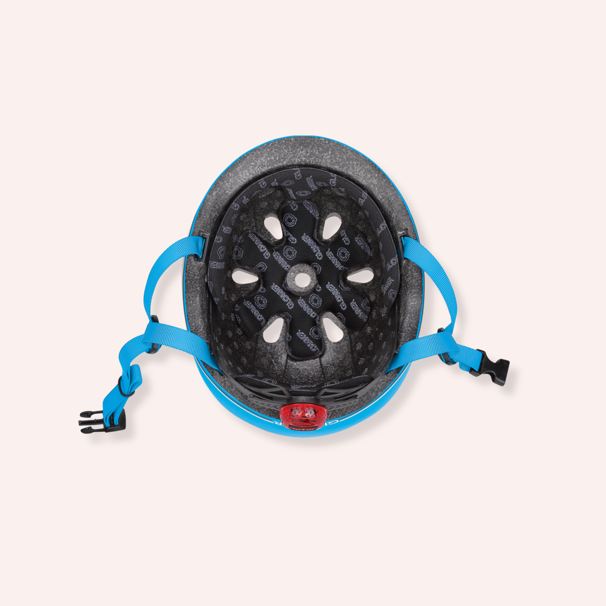 Globber Go-Up Toddler In-Shell Helmet - Sky Blue