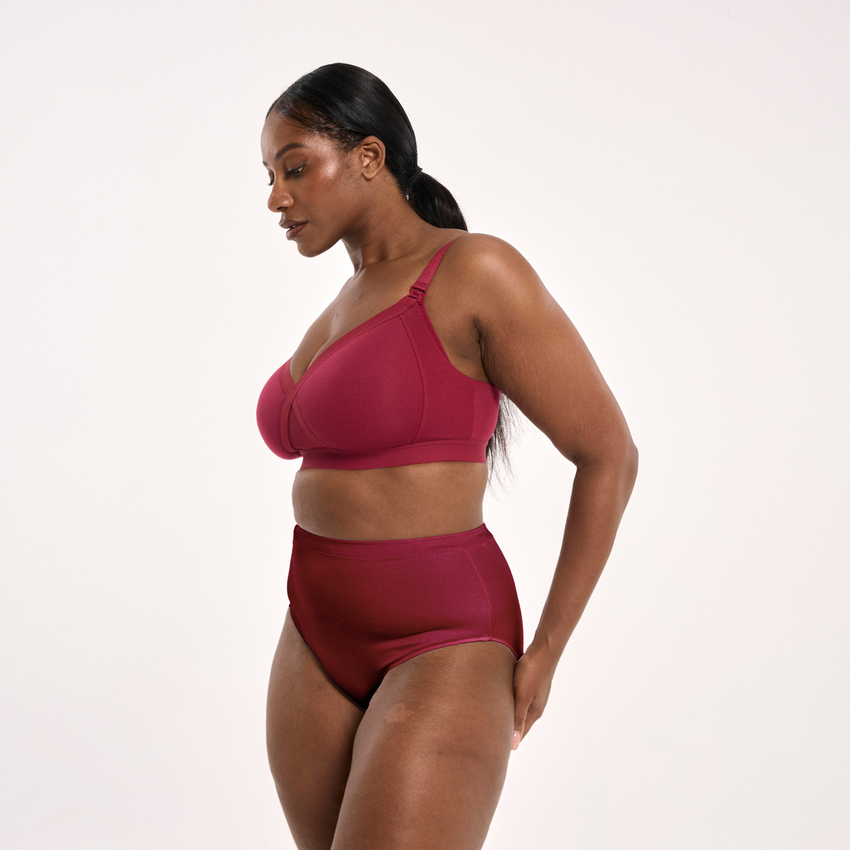 Leakproof Maternity Bra - Burnt Fig