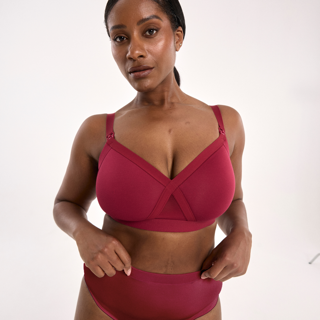Leakproof Maternity Bra - Burnt Fig