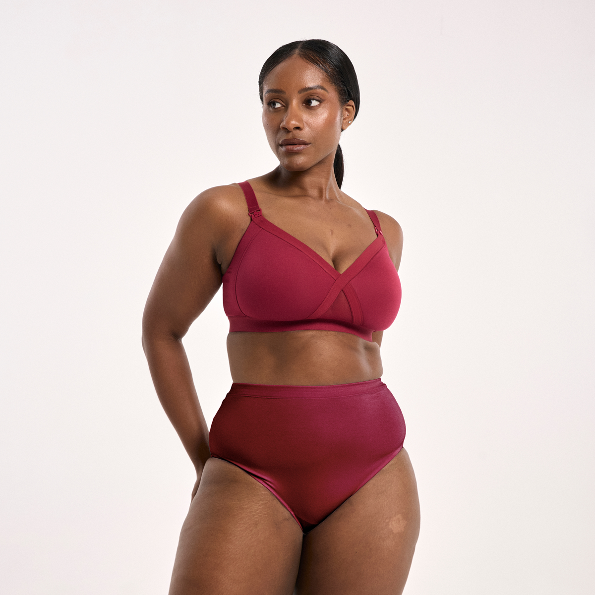 Leakproof Maternity Bra - Burnt Fig