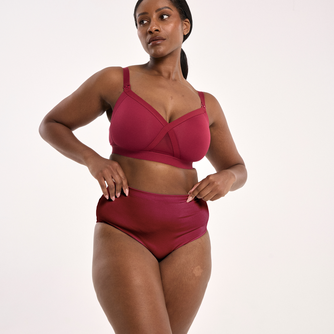 Leakproof Maternity Bra - Burnt Fig