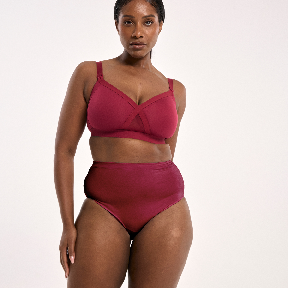 Leakproof Maternity Bra - Burnt Fig