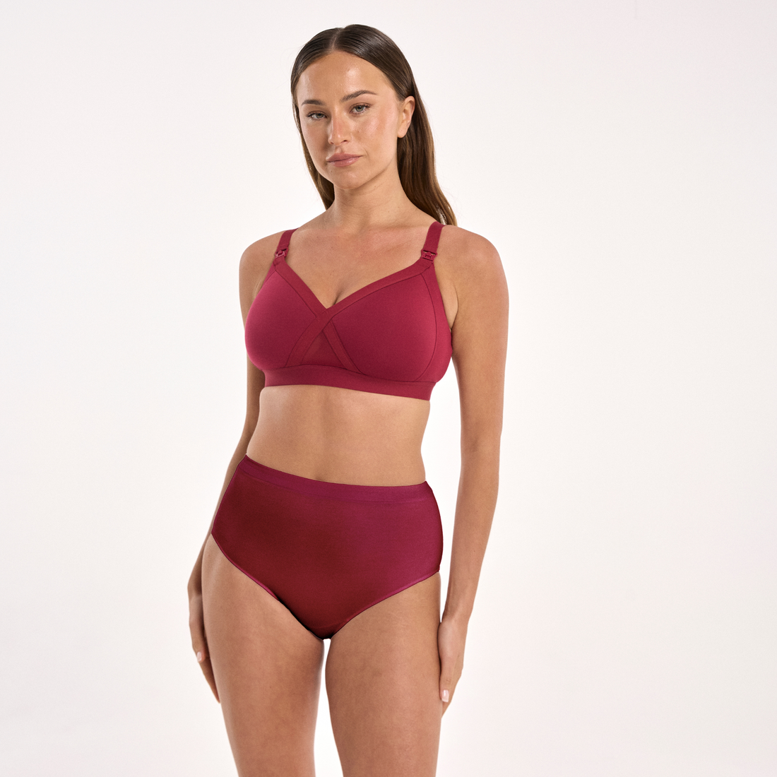 Leakproof Maternity Bra - Burnt Fig