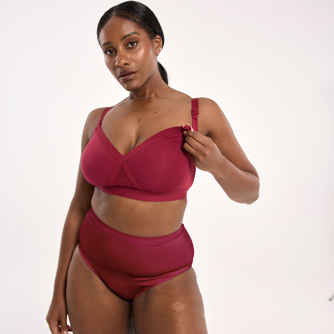 Leakproof Maternity Bra - Burnt Fig