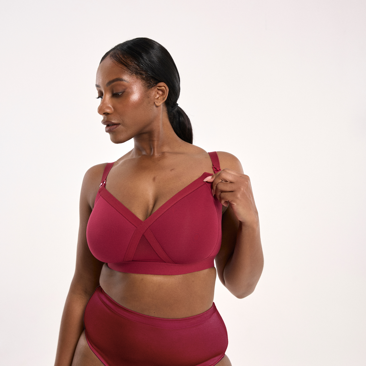 Leakproof Maternity Bra - Burnt Fig