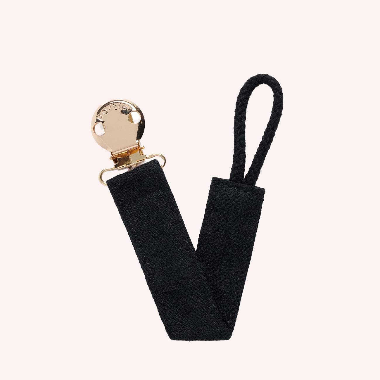 Petite Pacifier Clip - Jet Black by Portier | the memo – The Memo
