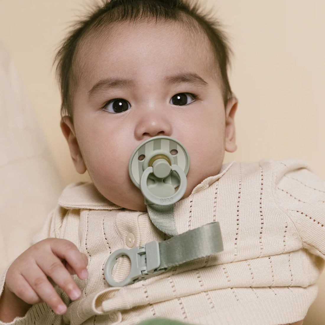 Pacifier & Clip Gift Set - Sage