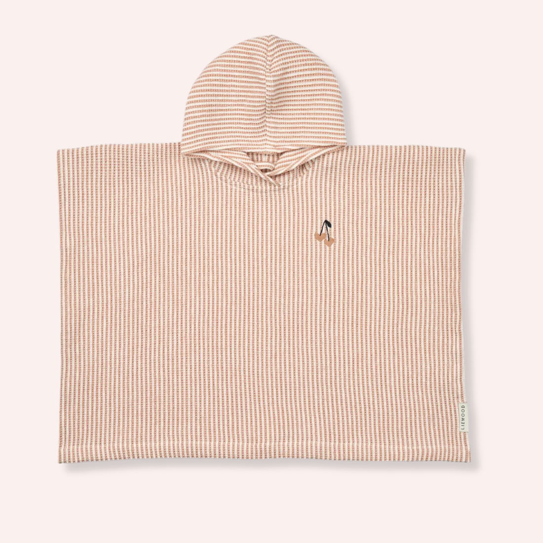 Paco Poncho Embroidery - Stripe Tuscany Rose/Creme de la Creme
