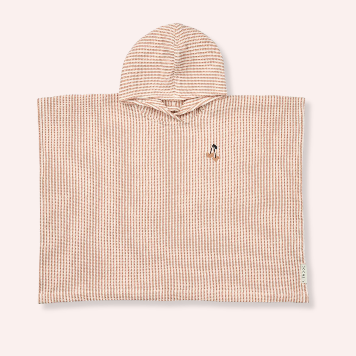 Paco Poncho Embroidery - Stripe Tuscany Rose/Creme de la Creme