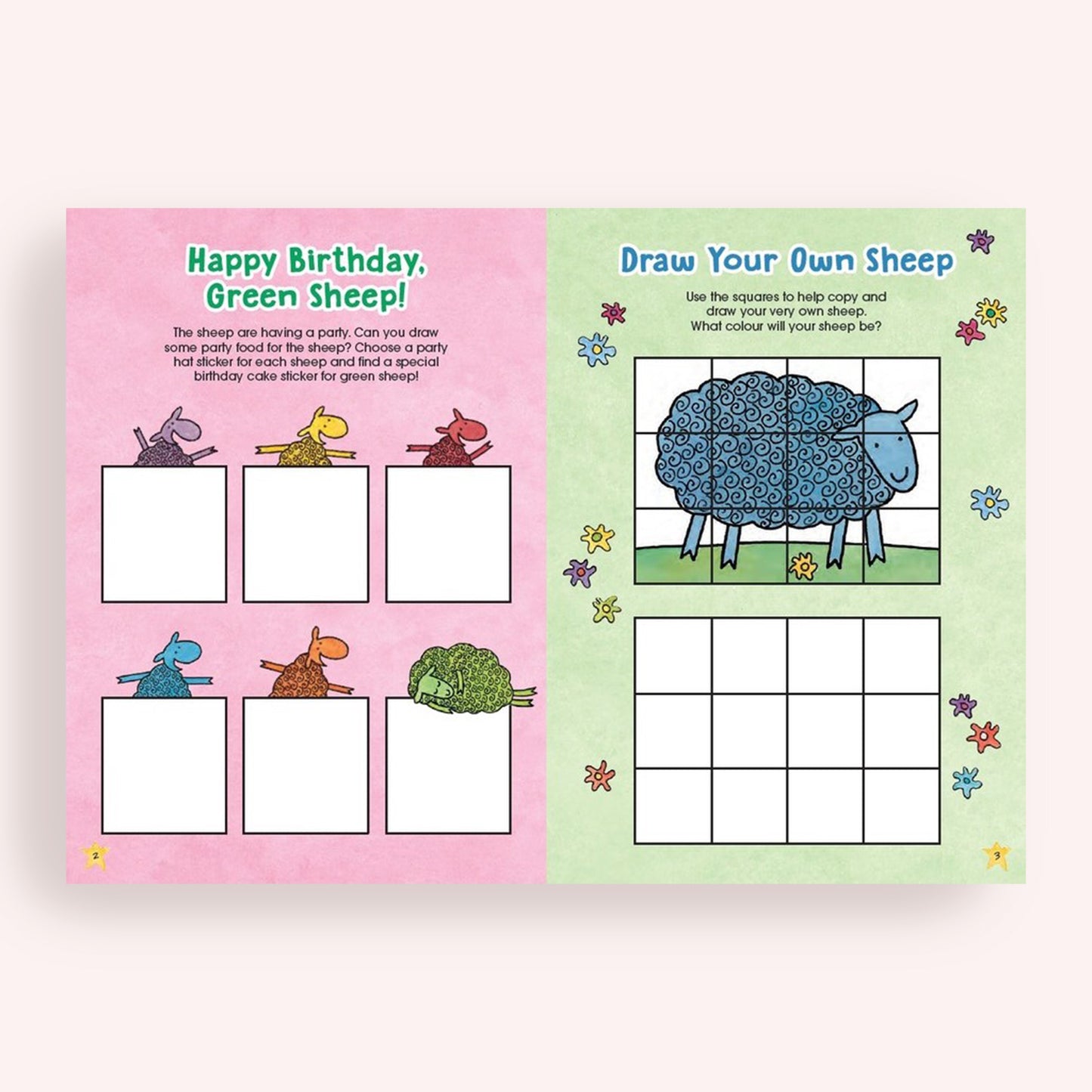 Where is the Green Sheep? Sticker Activity Book