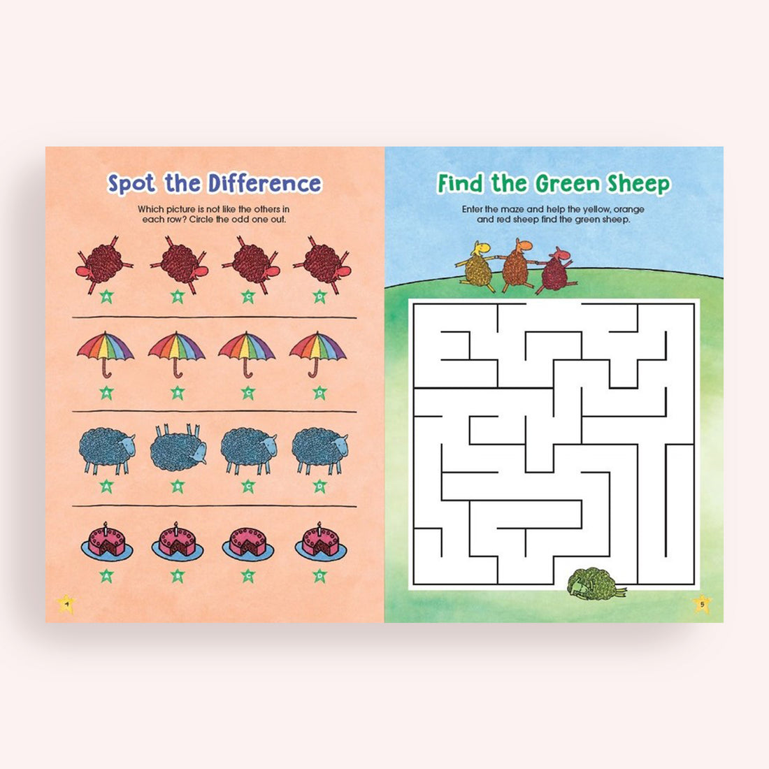 Where is the Green Sheep? Sticker Activity Book