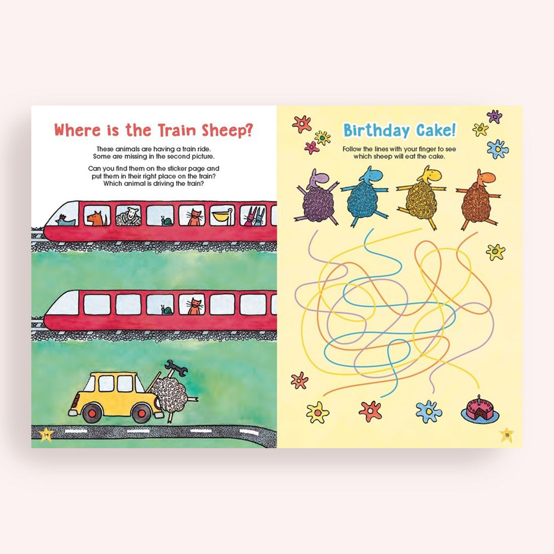 Where is the Green Sheep? Sticker Activity Book