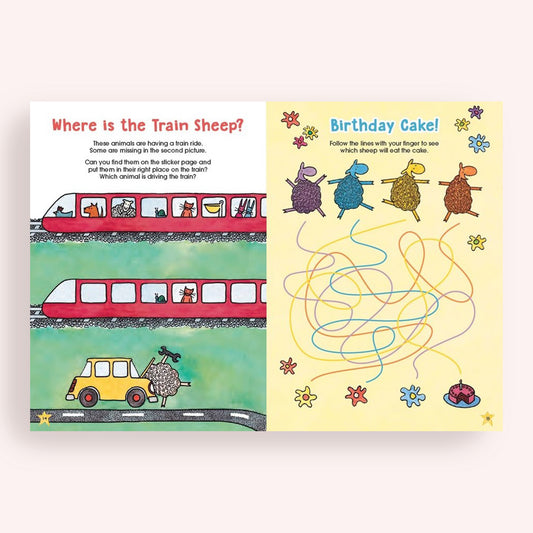 Where is the Green Sheep? Sticker Activity Book