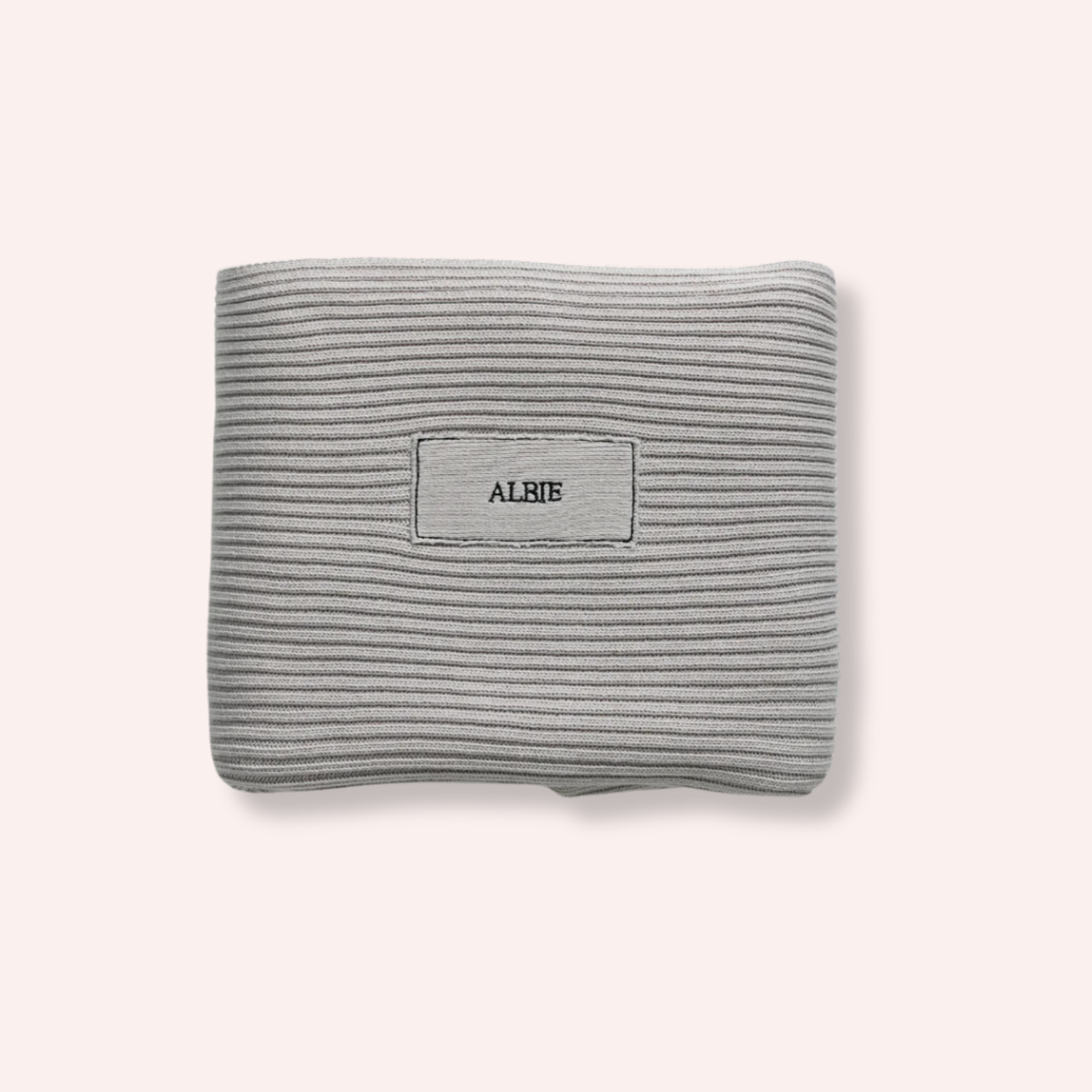 Personalised Heritage Knit Blanket