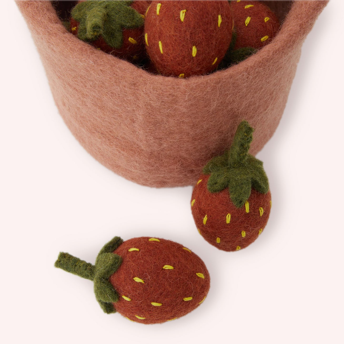 Toy Basket with Strawberries - (12pk)