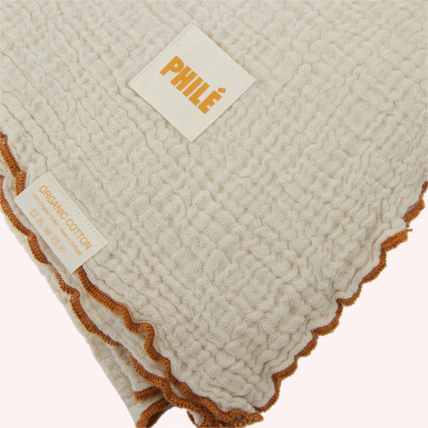 Phile Cotton Swaddle - Crema