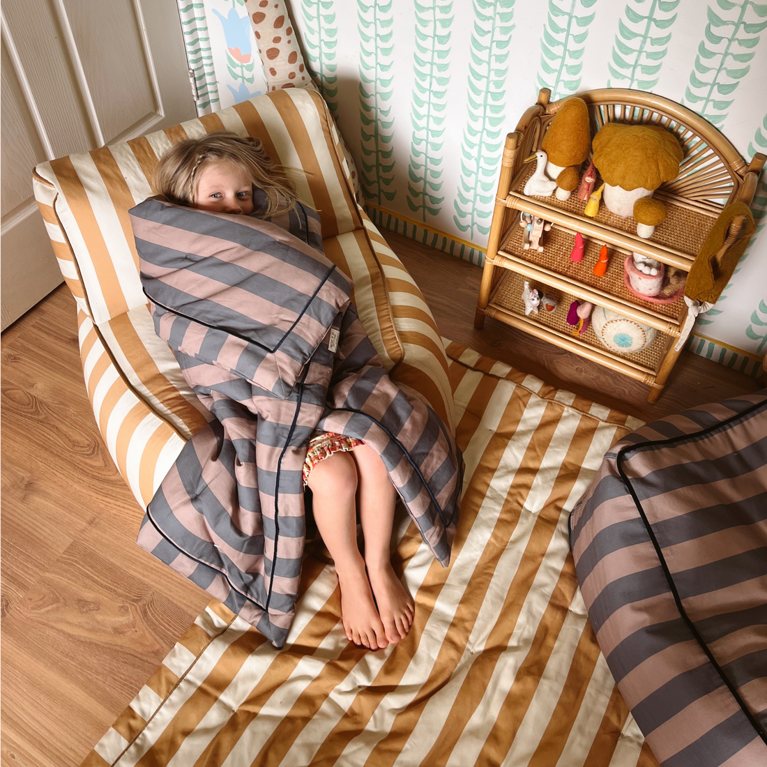 Striped Play Mat - Marigold