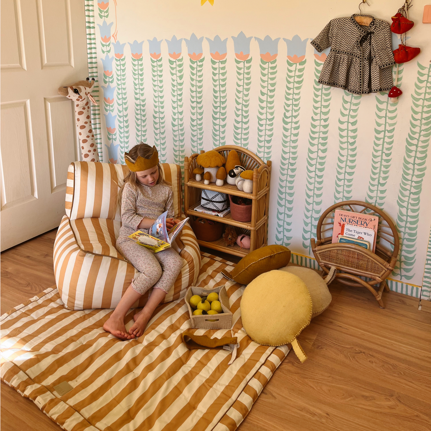 Striped Play Mat - Marigold