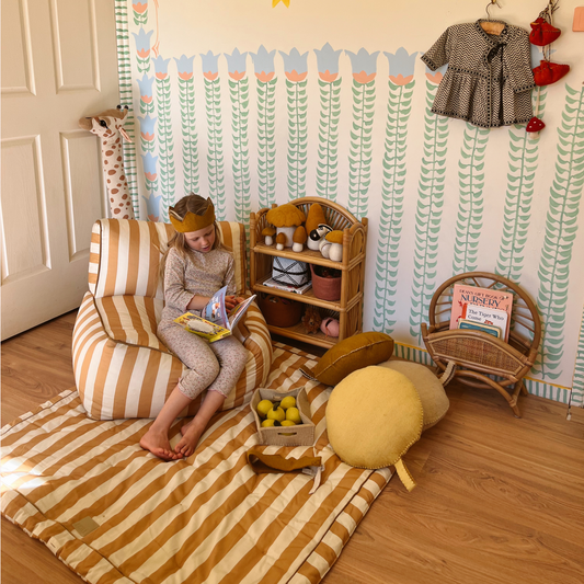 Striped Play Mat - Marigold