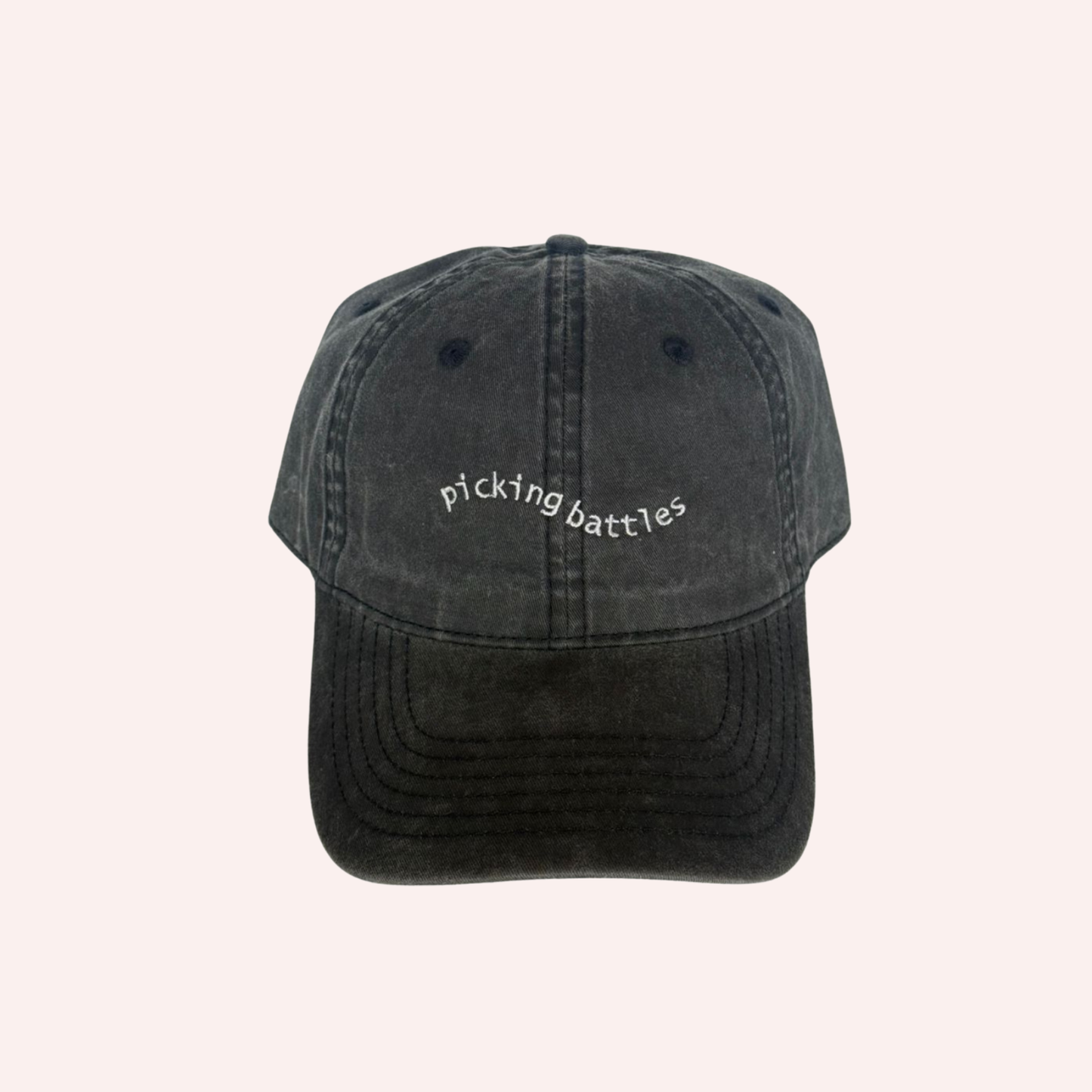 Picking Battles Cap - Grey