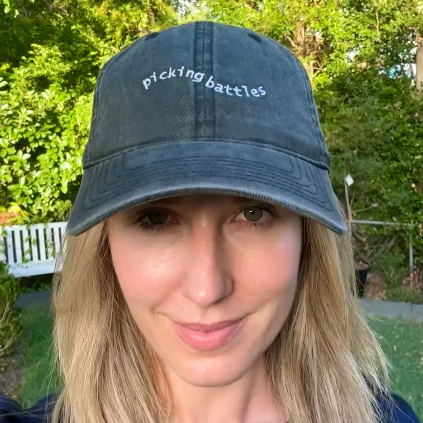 Picking Battles Cap - Grey