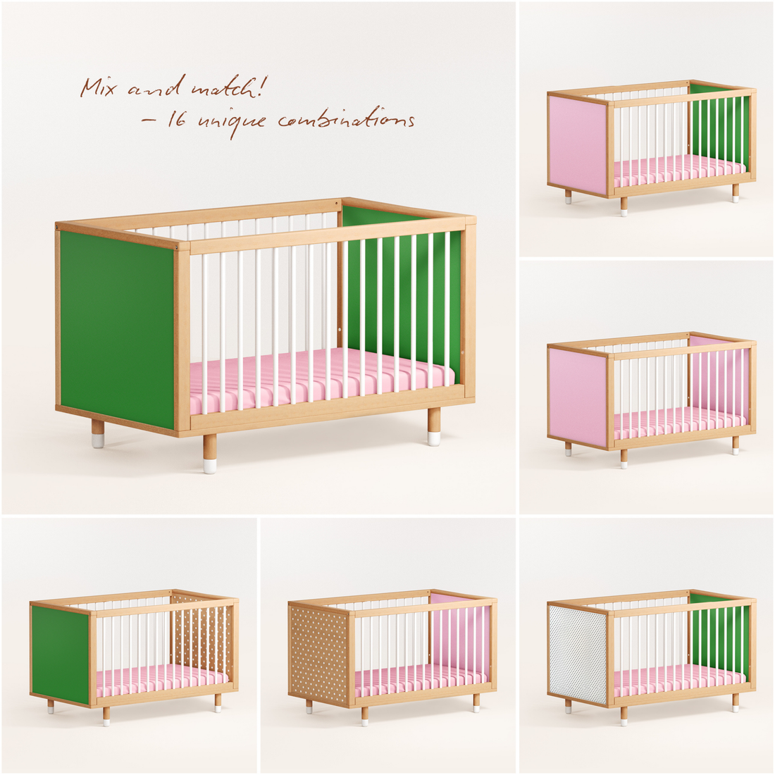 Bold Baby Customisable Cot