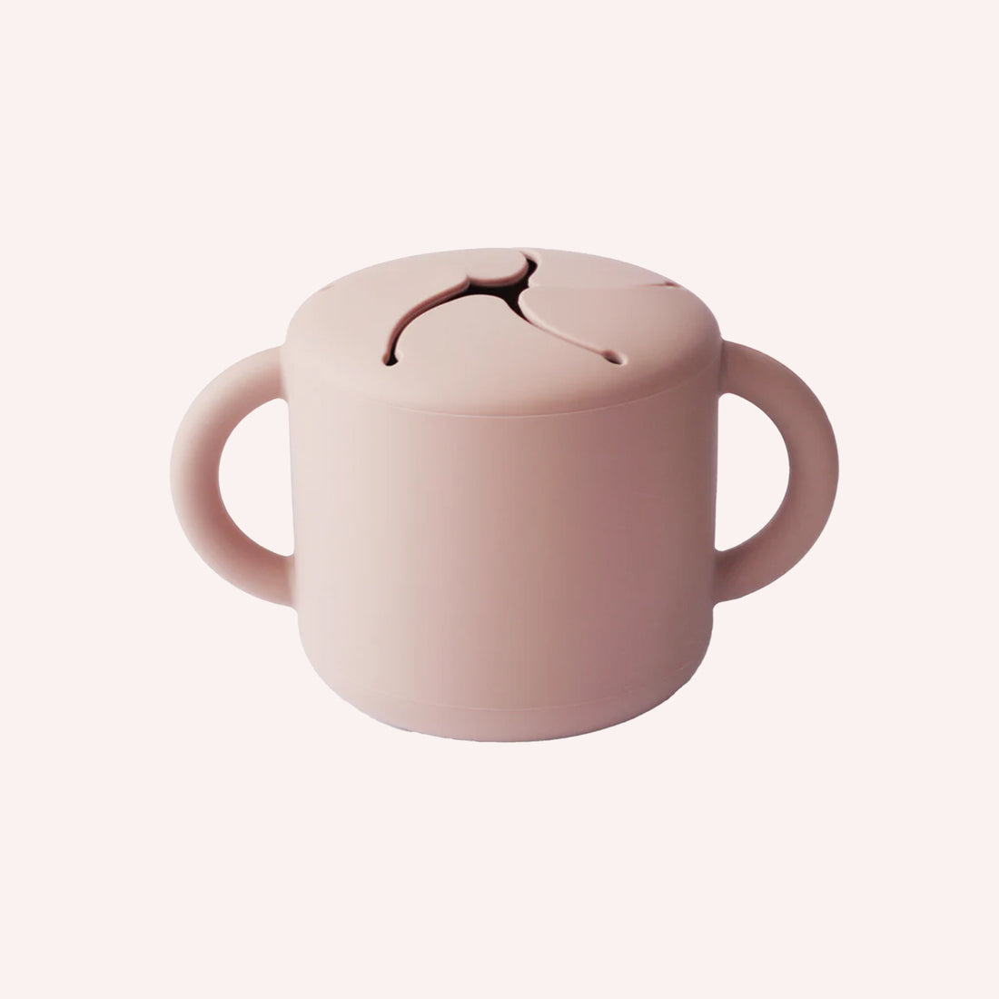 Mushie Silicone Snack Cup - Blush