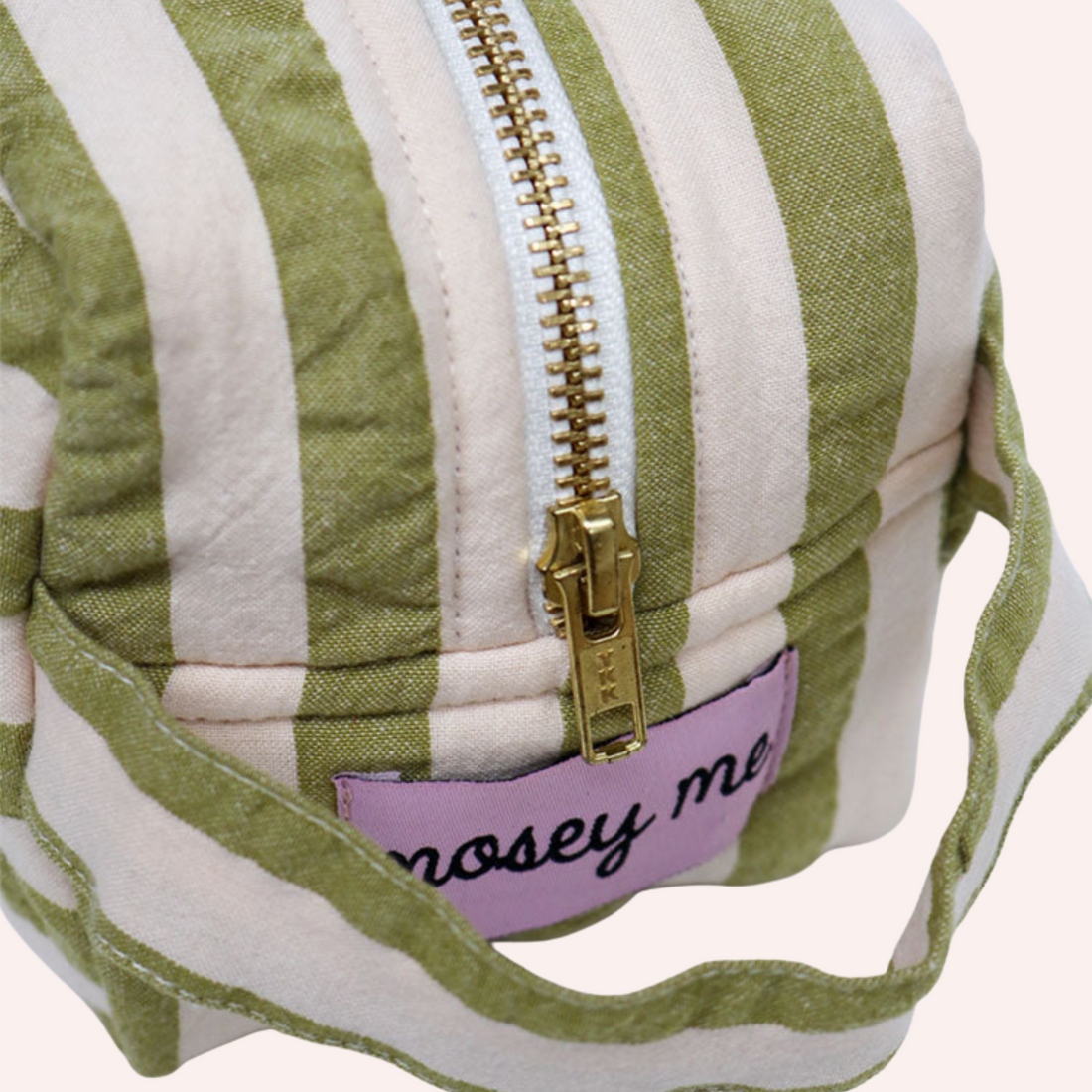 Dopp Kit - Pistachio Seersucker