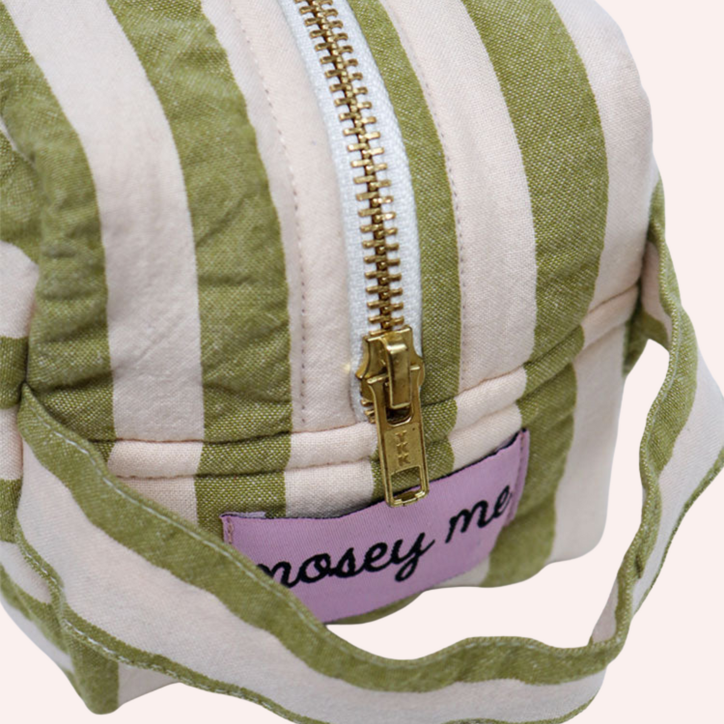 Dopp Kit - Pistachio Seersucker