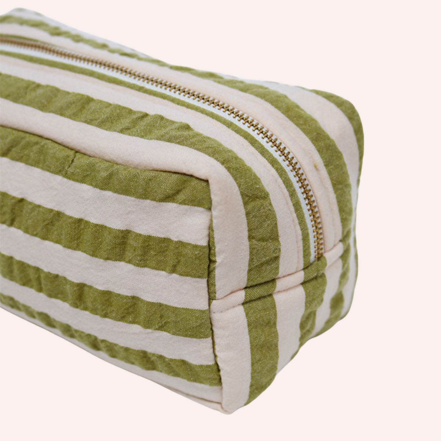 Dopp Kit - Pistachio Seersucker