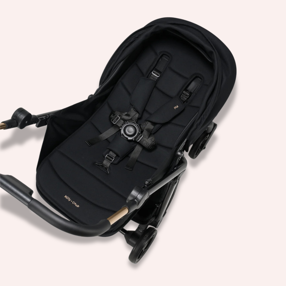 Milly and Coup Pixi Newborn Parent Facing Pack - Black