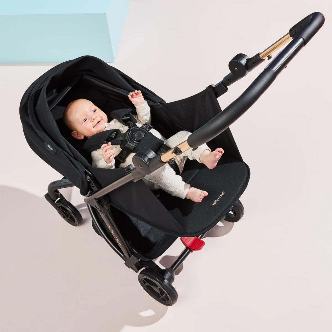 Milly and Coup Pixi Newborn Parent Facing Pack - Black