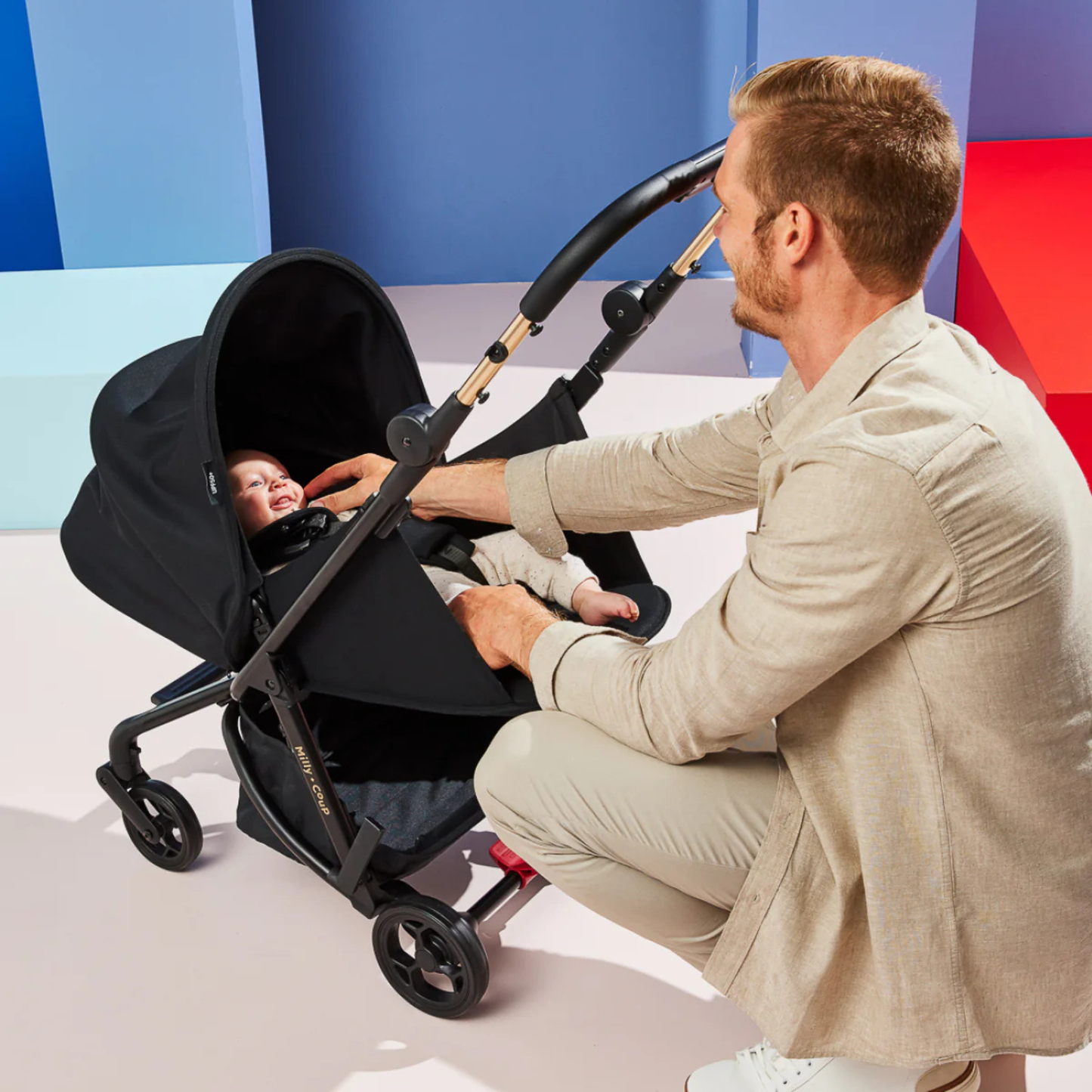 Milly and Coup Pixi Newborn Parent Facing Pack - Black