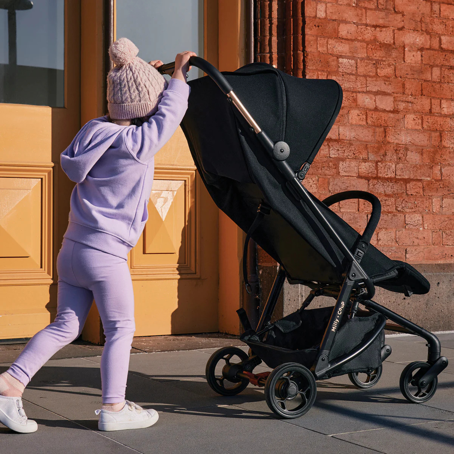 Milly and Coup Pixi Travel Stroller - Black