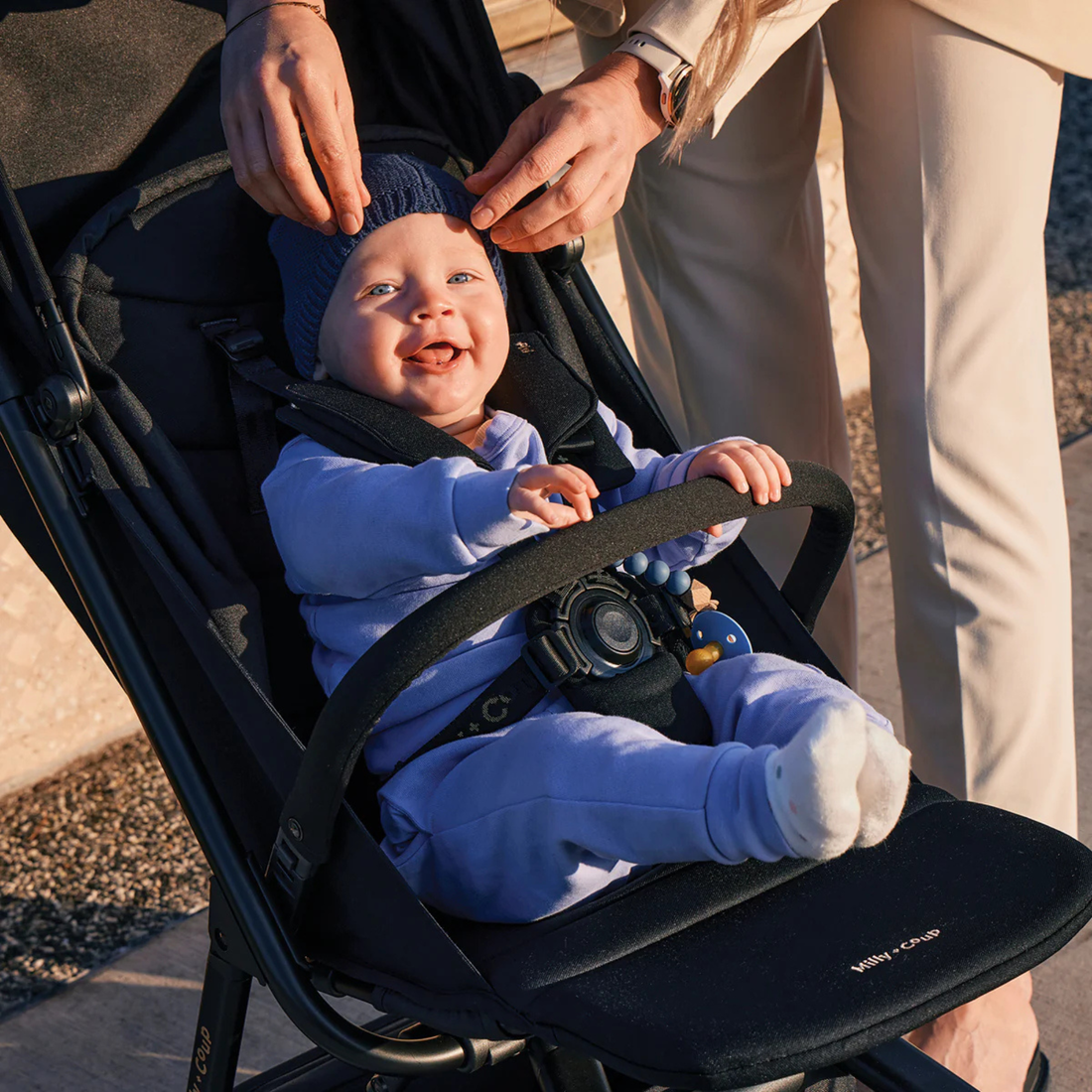 Milly and Coup Pixi Travel Stroller - Black